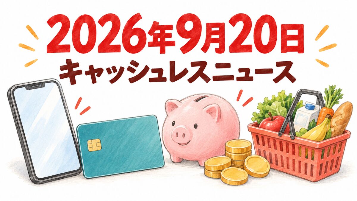 2026年9月20日 キャッシュレスニュース
