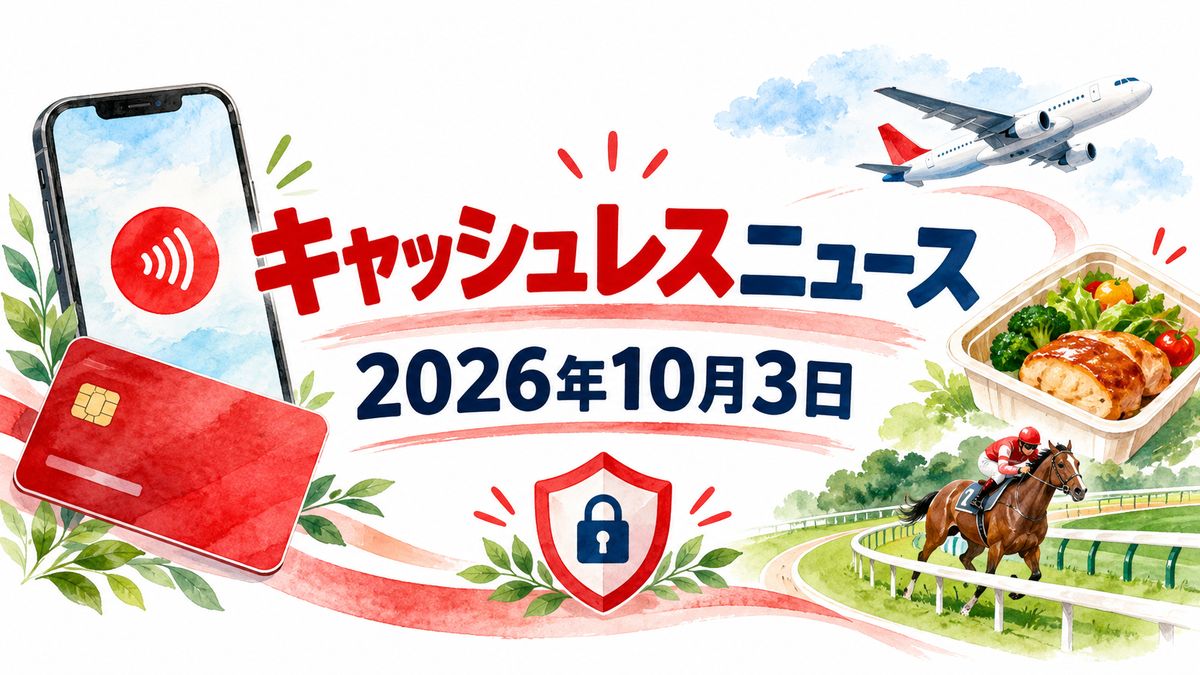 2026年10月3日キャッシュレスニュースのアイキャッチ