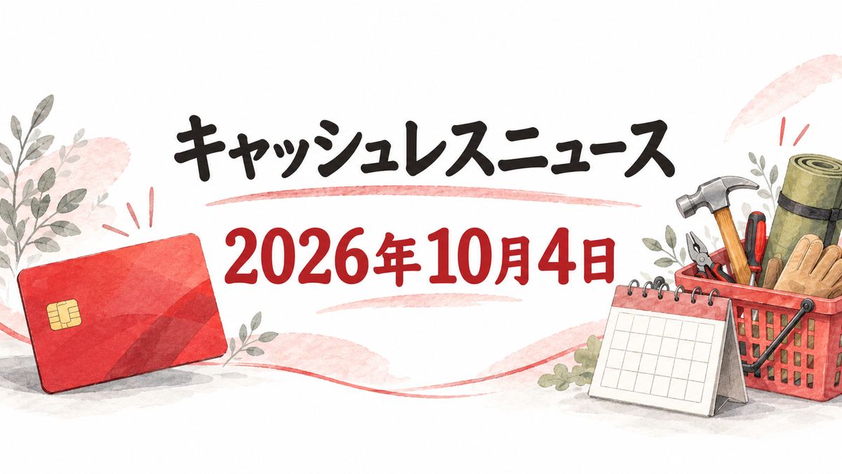 2026年10月4日キャッシュレスニュースのアイキャッチ