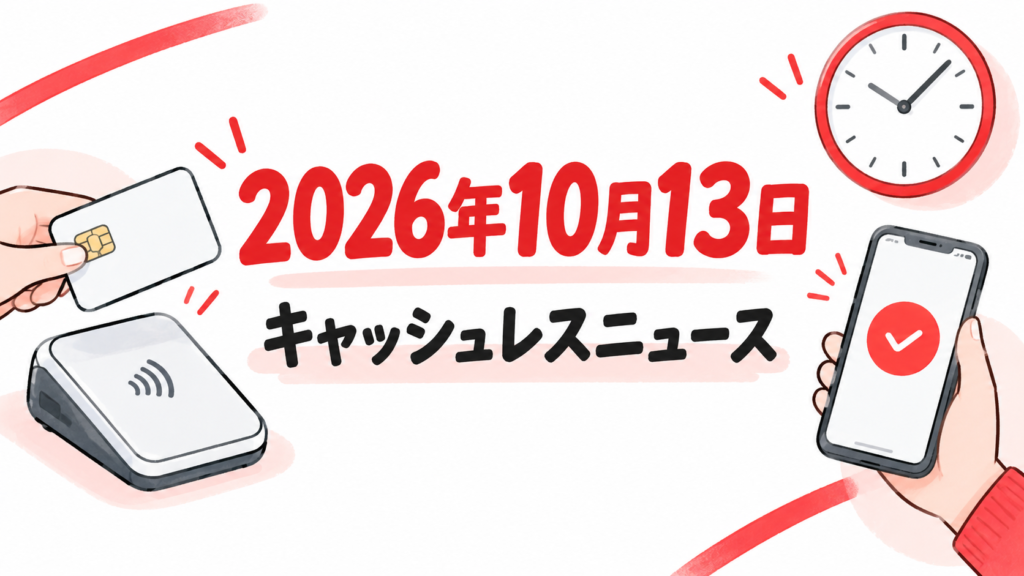 2026年10月13日キャッシュレスニュースのアイキャッチ