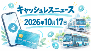 2026年10月17日 キャッシュレスニュース シアン配色のアイキャッチ